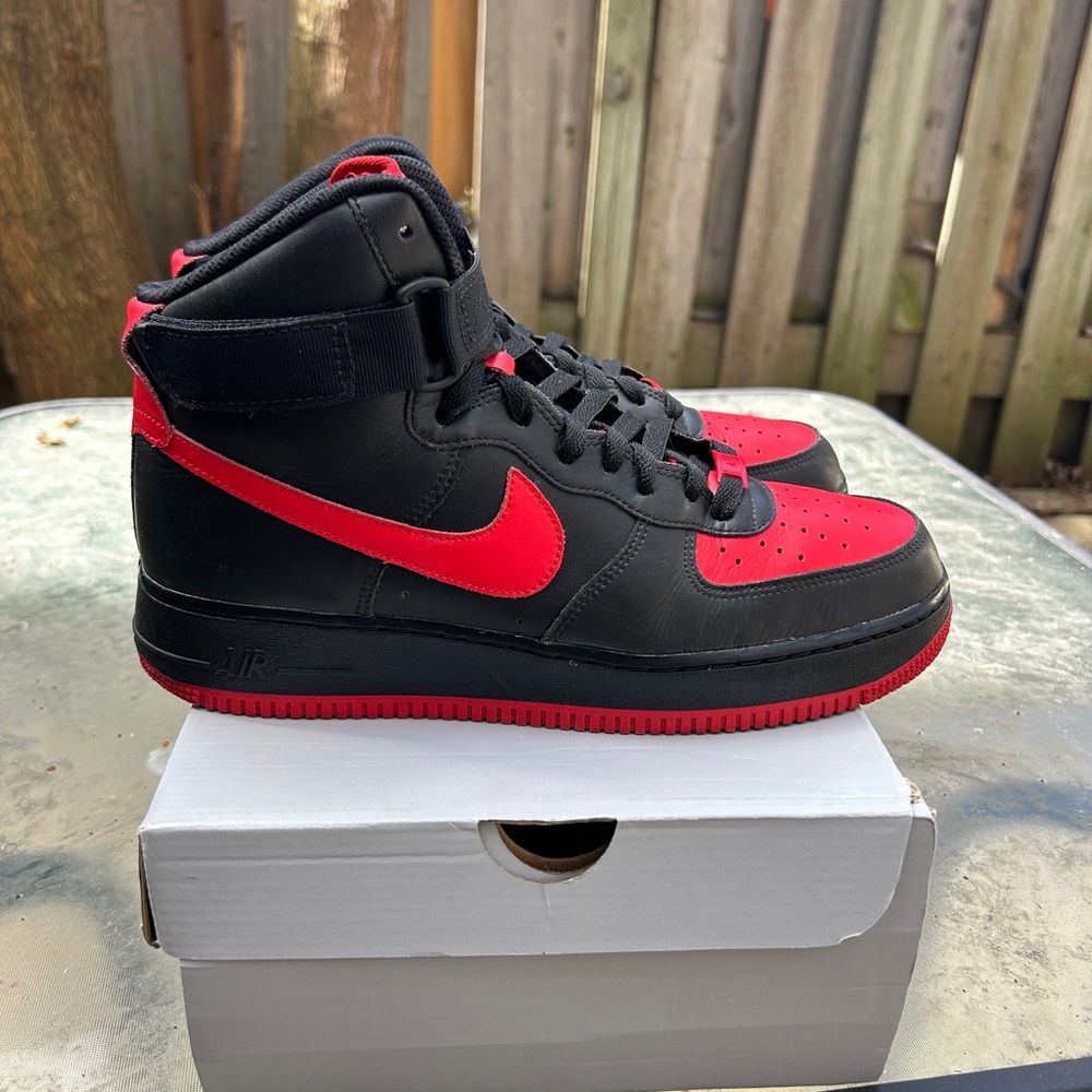 Nike Air Force 1 High Bred Nike ID
Size 10